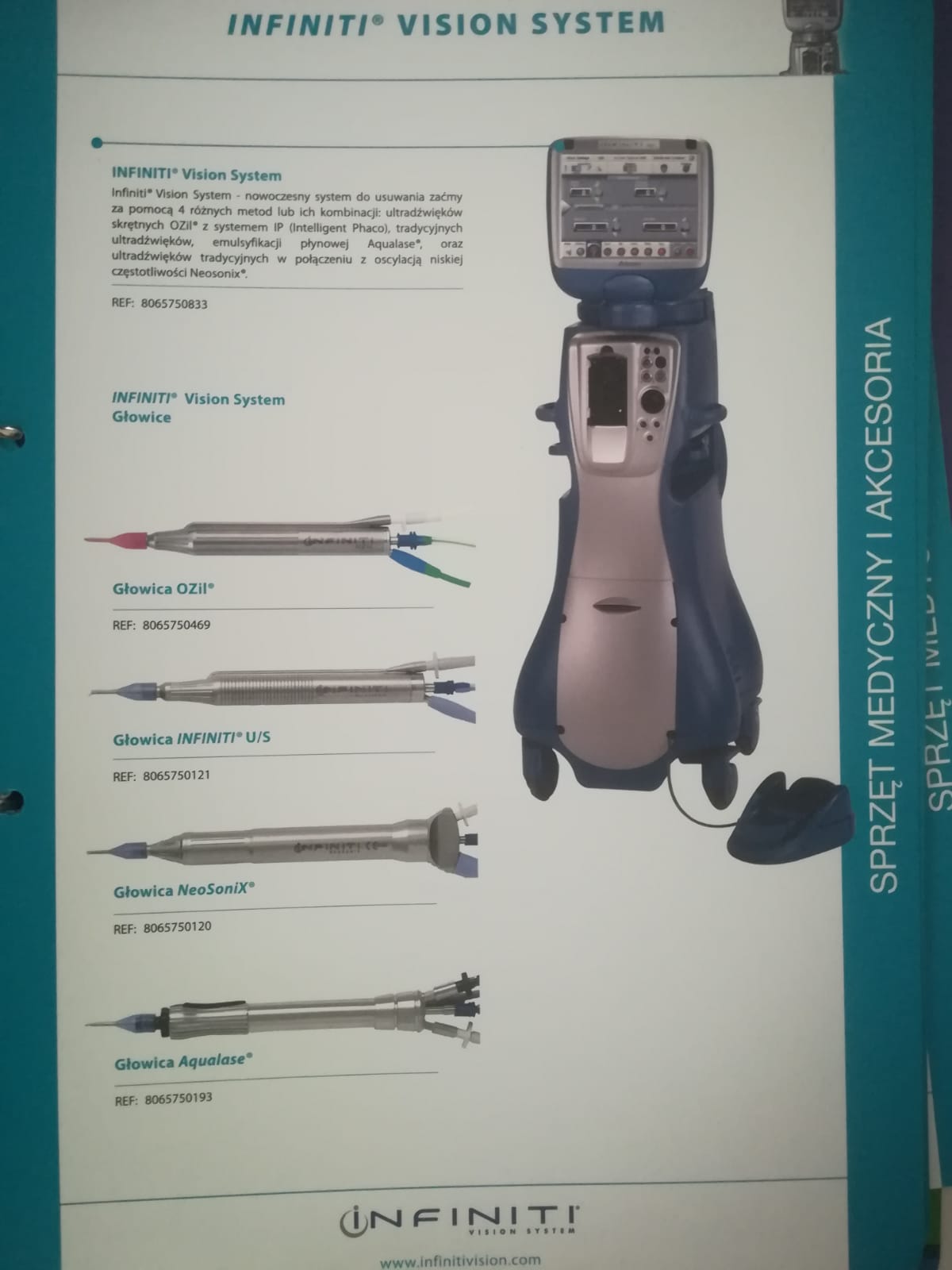 Sprzedam fakoemulsyfikator infinity Alkon