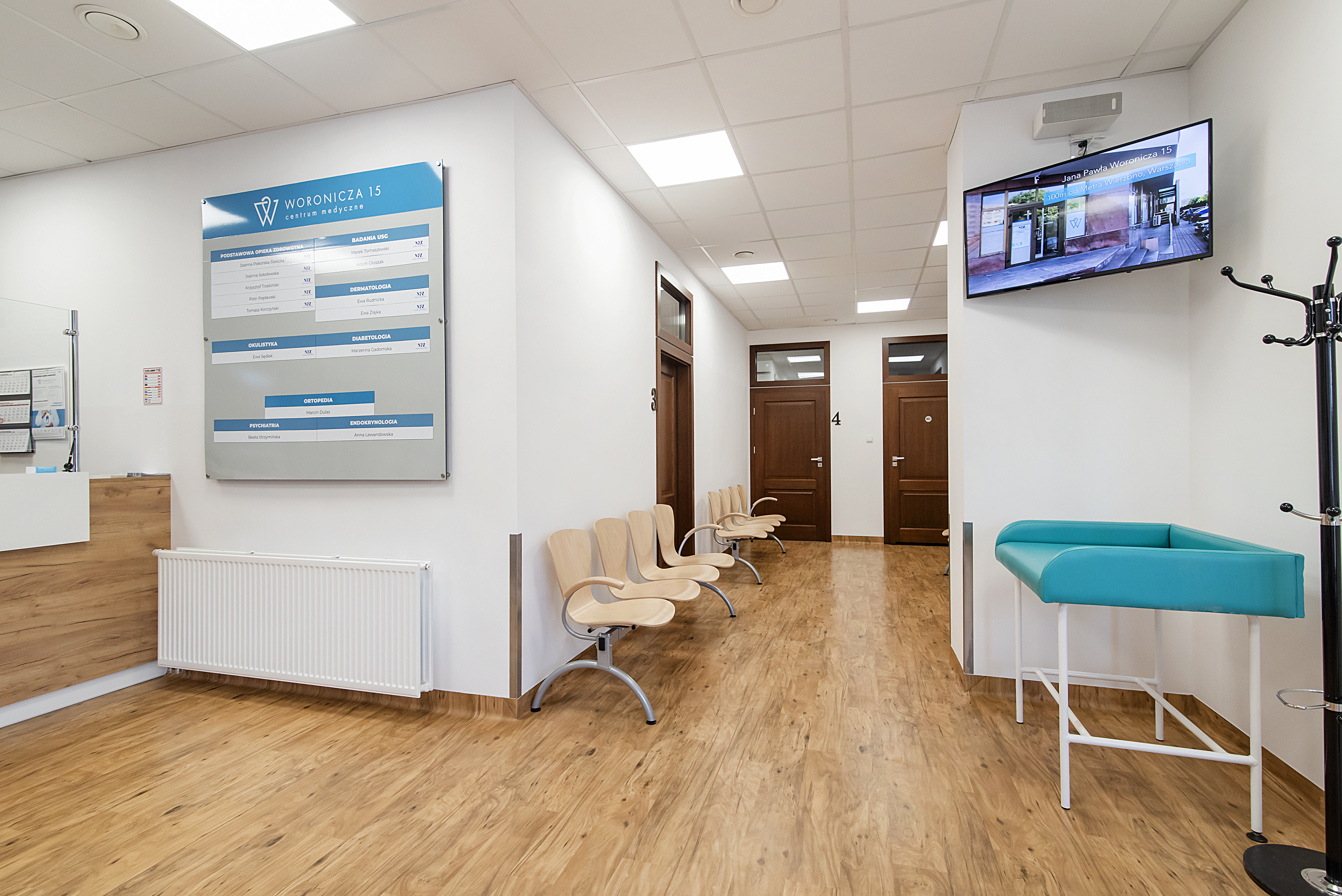 Gabinety na godziny - Woronicza 15 Warszawa
