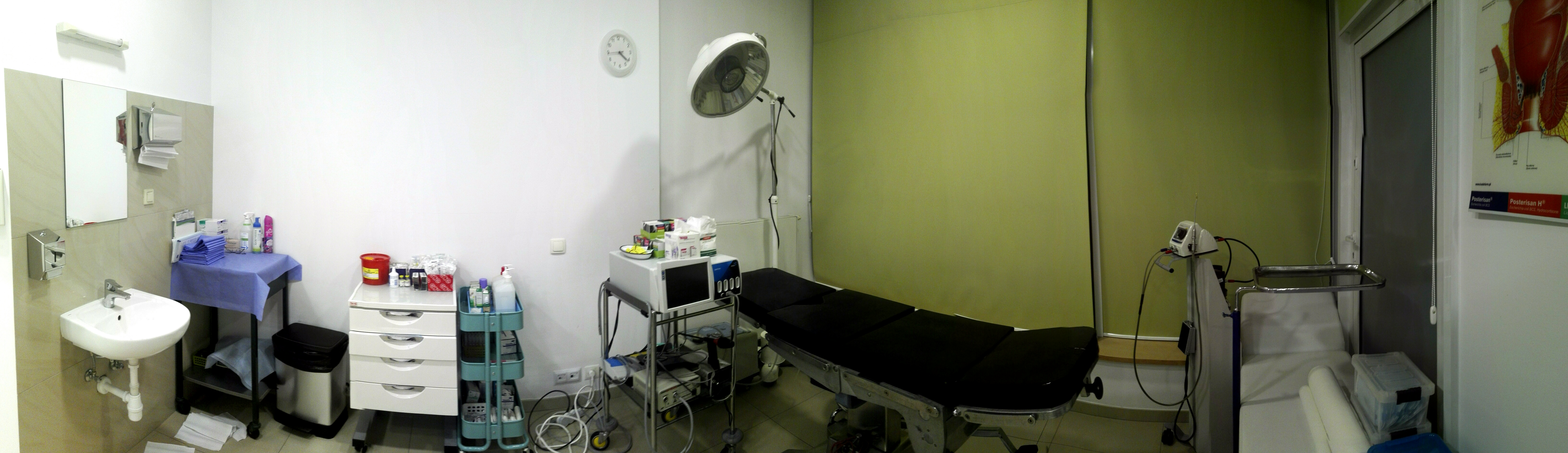 Nowoczesne, w pełni wyposażone gabinety lekarskie - gab.Zabiegowy
