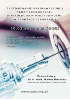 Zastosowanie małoinwazyjnej terapii iniekcyjnej w patologiach narządu ruchu - szkolenie stacjonarne w Łodzi